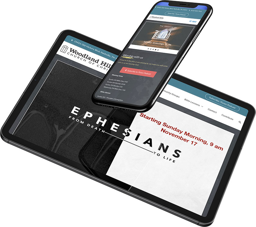 church website design