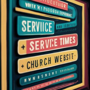 An infographic showing the importance of Service Times and Location