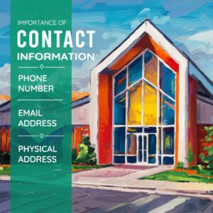 An infographic showing the importance of Contact Information