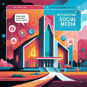 An infographic showing the importance of having an Social Media on a Church Website